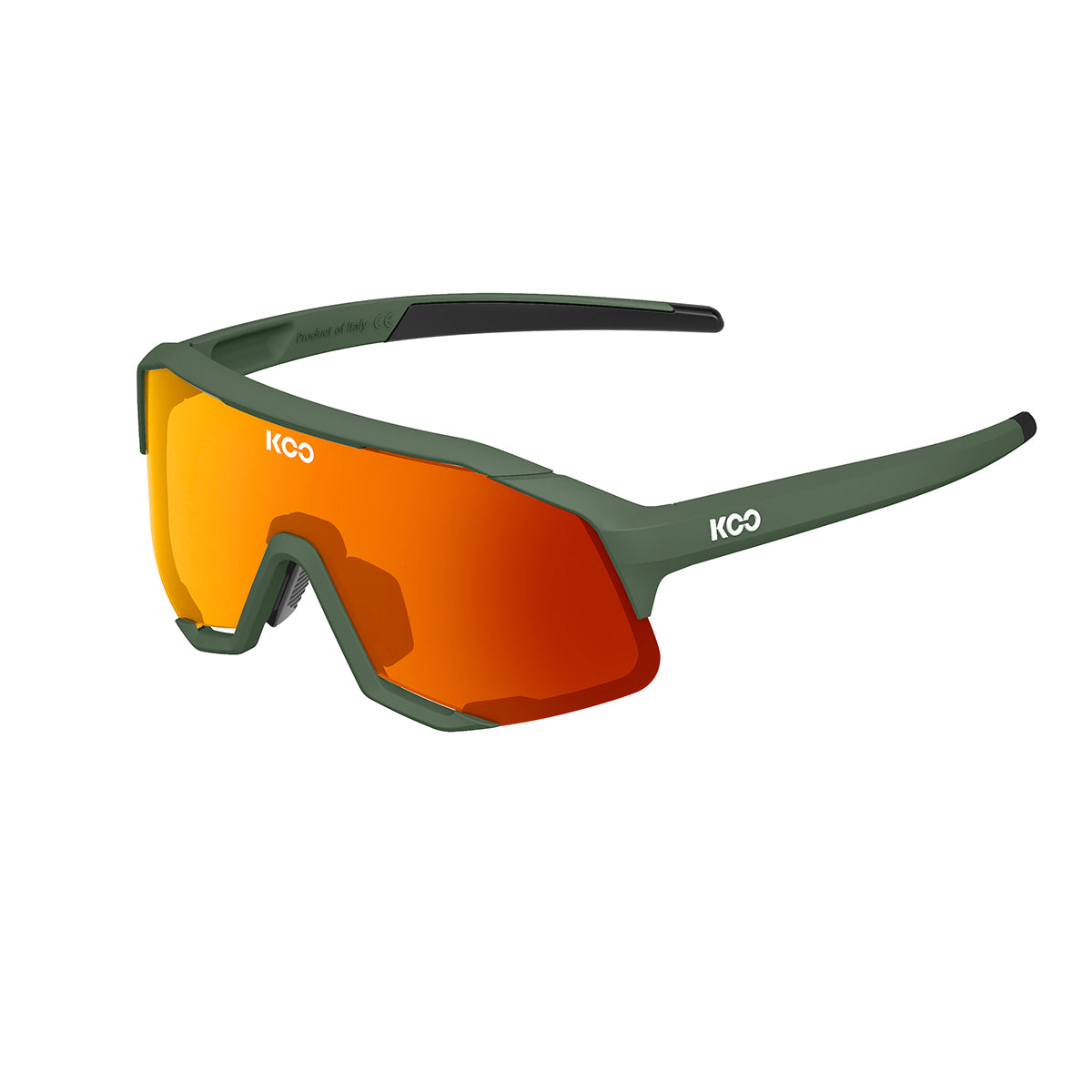 Green Matt / Orange Orange Mirror Lenses