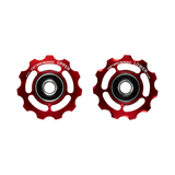 Ceramicspeed  Pulley Wheels for Campagnolo 11s red