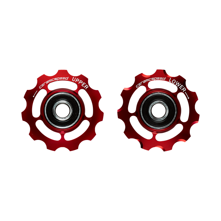 Ceramicspeed  Pulley Wheels for Campagnolo 11s red